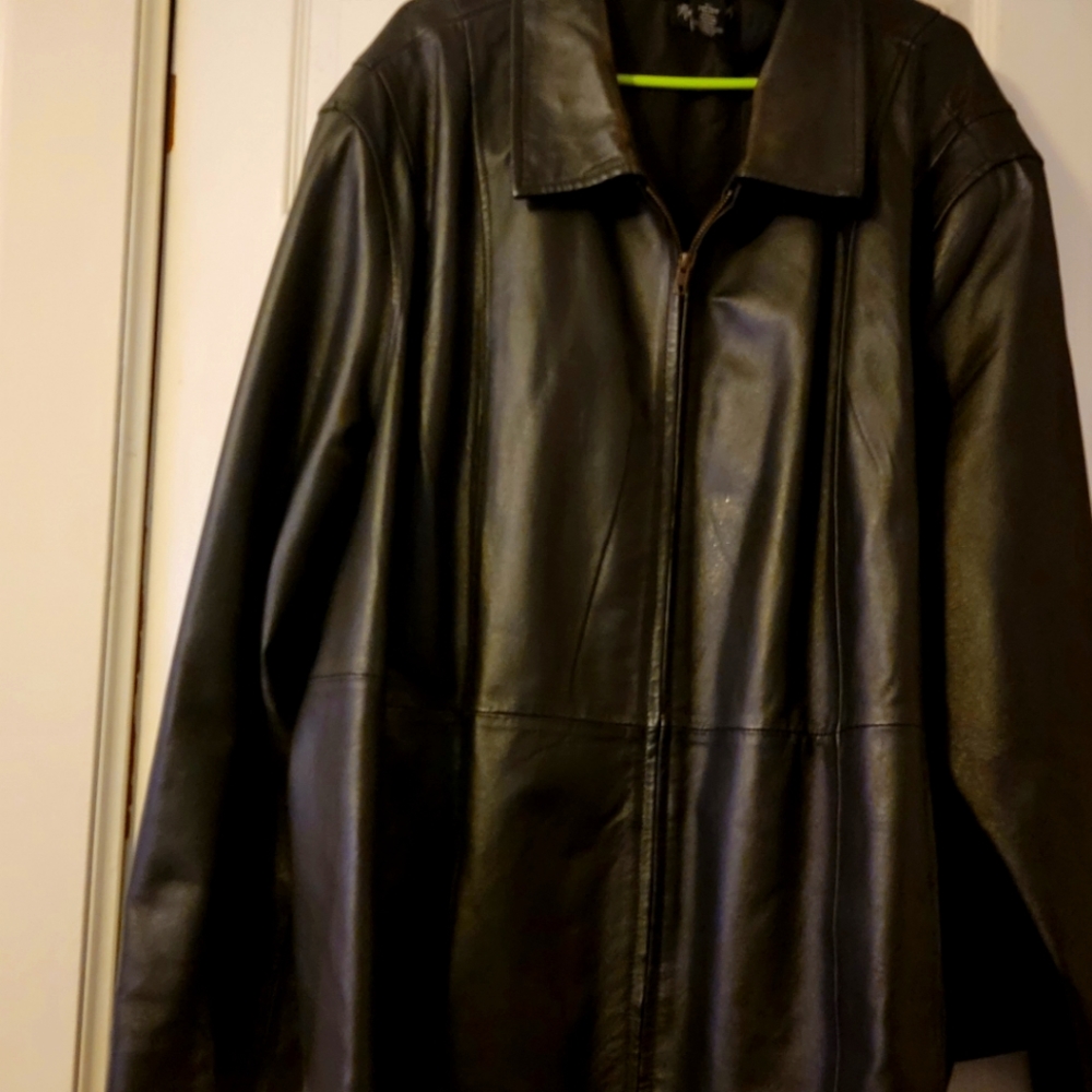 Plussize Leather Blazer